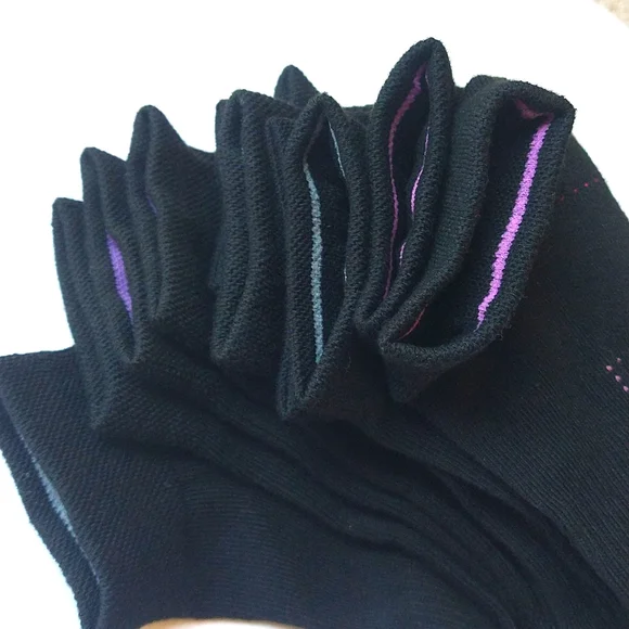 NWT New Balance 6 Pairs Black Women's Active Cushion Quarter Socks Size 4-10 - Picture 5 of 10